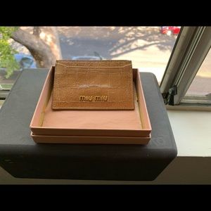 MIU MIU card case/wallet